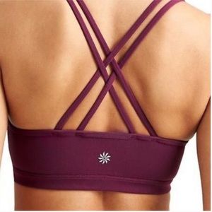 Athleta Full Focus Sports Bra Chianti